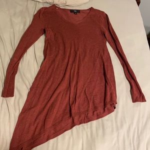 Rust sweater angle bottom